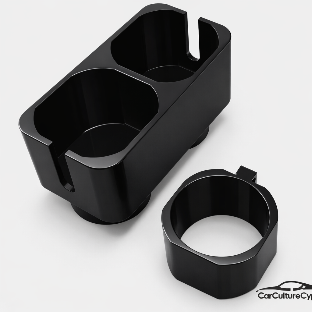 Tesla Model 3 / Model Y Large Cup Holder Insert for Mason Jar & YETI Bottle