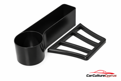 Car Seat Gap Filler Storage Caddy – Left / Right Side – Seat to Console Organizer Pocket
