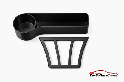 Car Seat Gap Filler Storage Caddy – Left / Right Side – Seat to Console Organizer Pocket