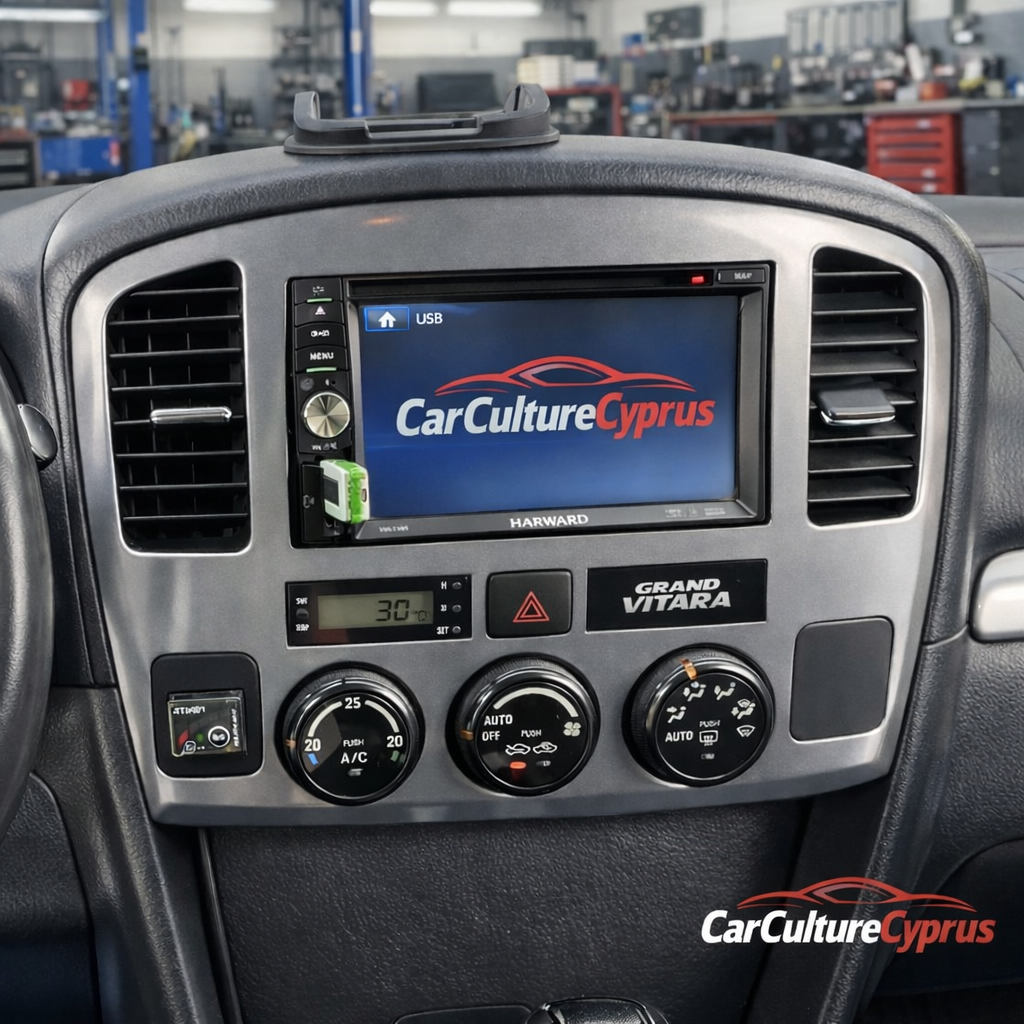 Suzuki Grand Vitara Center Console Air Conditioner & Radio Panel Frame – Dashboard Climate Control Trim