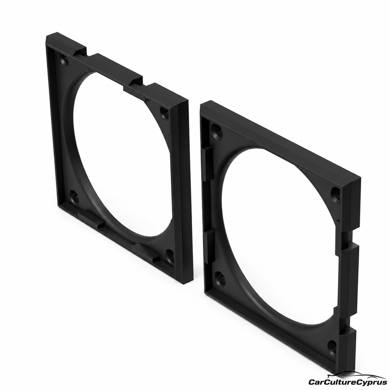 Volvo 240 Door Speaker Adapter Pair – 4" for OEM Grille