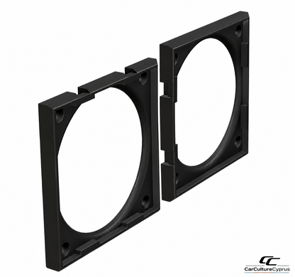 Volvo 240 Door Speaker Adapter Pair – 4" for OEM Grille