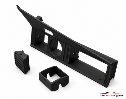 Mercedes W201 Ventilation Triangle with Single 52mm Gauge Holder