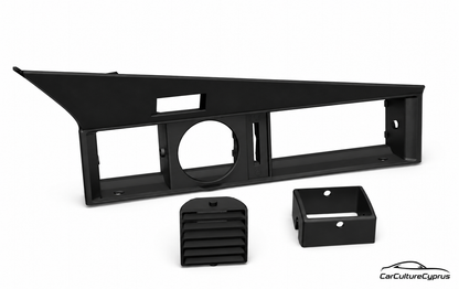 Mercedes W201 Ventilation Triangle with Single 52mm Gauge Holder